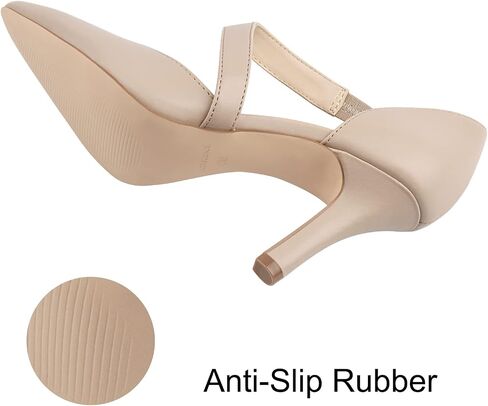 JENN ARDOR Womens Mid Heels D'Orsay Kitten Pumps Dressy Heels for Women Evening Stilettos Closed Pointed Toe Wedding Bride Party Shoes in Saudi Arabia