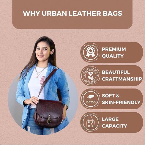 حقائب كتف من الجلد الحضري للنساء حقائب يد صغيرة هدية للنساء الشابات والفتيات في سن المراهقة، 11 بوصة in Kuwait