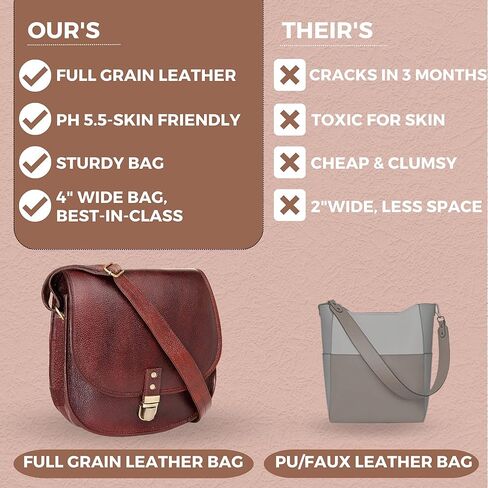 حقائب كتف من الجلد الحضري للنساء حقائب يد صغيرة هدية للنساء الشابات والفتيات في سن المراهقة، 11 بوصة in Kuwait