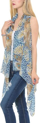 TravelNut Womens Summer Kimono Vest Long Sheer Sleeveless in Saudi Arabia