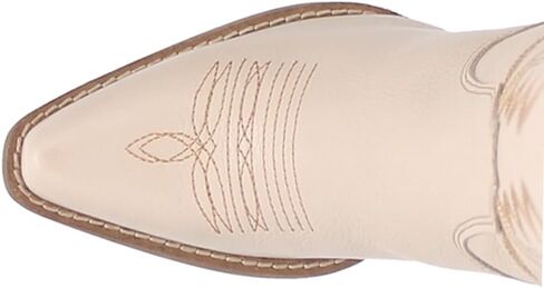 Dingo Womens High Cotton Embroidery Snip Toe Casual Boots Knee High Mid Heel 2-3" in Saudi Arabia