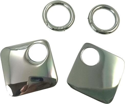 مقاييس DEWGEM العصرية المتدلية للنساء من الفولاذ المقاوم للصدأ وسدادات الأذن المتدلية المرجحة، شماعات قياس الأذن الذهبية لأنفاق الأذن، أوزان الأذن السوداء، مجموعات تمديد الأذن، مقاييس تناسب الحجم 6G 5G 4G 2G 0G 00G in Kuwait