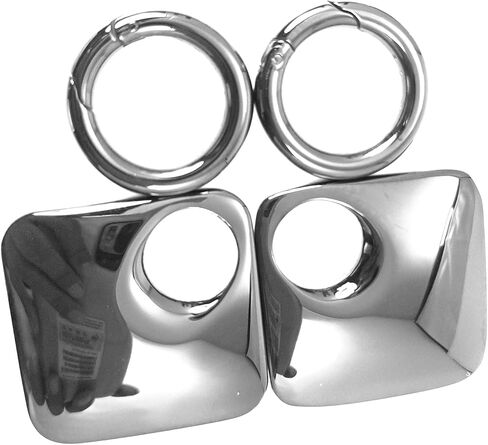 مقاييس DEWGEM العصرية المتدلية للنساء من الفولاذ المقاوم للصدأ وسدادات الأذن المتدلية المرجحة، شماعات قياس الأذن الذهبية لأنفاق الأذن، أوزان الأذن السوداء، مجموعات تمديد الأذن، مقاييس تناسب الحجم 6G 5G 4G 2G 0G 00G in Kuwait