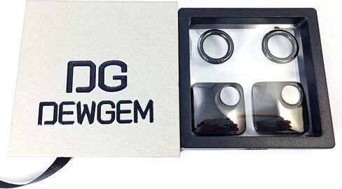 مقاييس DEWGEM العصرية المتدلية للنساء من الفولاذ المقاوم للصدأ وسدادات الأذن المتدلية المرجحة، شماعات قياس الأذن الذهبية لأنفاق الأذن، أوزان الأذن السوداء، مجموعات تمديد الأذن، مقاييس تناسب الحجم 6G 5G 4G 2G 0G 00G in Kuwait