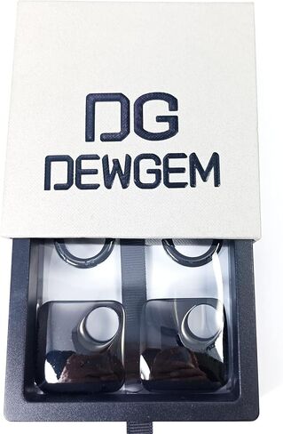 مقاييس DEWGEM العصرية المتدلية للنساء من الفولاذ المقاوم للصدأ وسدادات الأذن المتدلية المرجحة، شماعات قياس الأذن الذهبية لأنفاق الأذن، أوزان الأذن السوداء، مجموعات تمديد الأذن، مقاييس تناسب الحجم 6G 5G 4G 2G 0G 00G in Kuwait