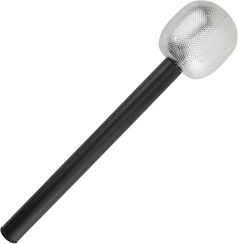 Skeleteen Stage Mic Costume Prop - Rock Star Toy Microphone Party Favor Decorative Props Costume Accessory - 1 Piece in Kuwait