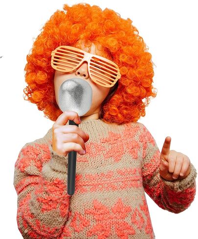 Skeleteen Stage Mic Costume Prop - Rock Star Toy Microphone Party Favor Decorative Props Costume Accessory - 1 Piece in Kuwait