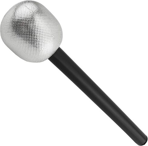 Skeleteen Stage Mic Costume Prop - Rock Star Toy Microphone Party Favor Decorative Props Costume Accessory - 1 Piece in Kuwait