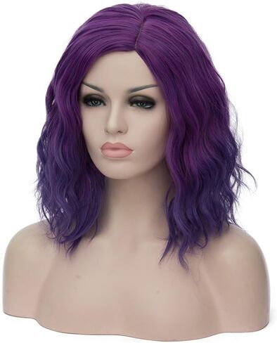Mildiso Long Wigs for Women 26'' Black White Wig Cute Colorful Silver Hair Wig with Comfortable Wig Net Perfect Wigs for Party Halloween M051 in Saudi Arabia