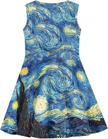 YEXIATODO Dress for Girls Beautiful Girl's Loose Casual Holiday Midi Dress in Saudi Arabia