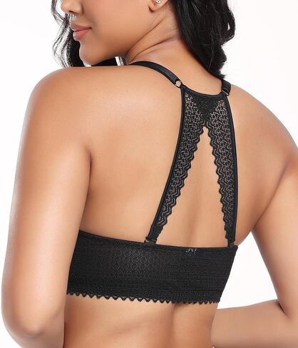 DotVol Women's Front Closure Push Up Convertible Bohemian Back Underwire Everyday Bra in Saudi Arabia