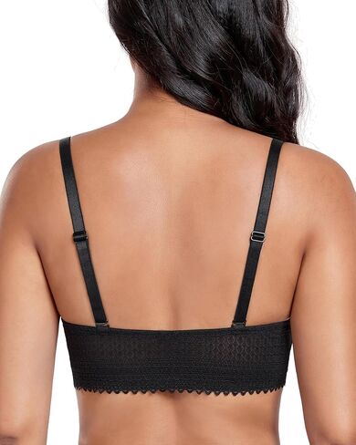 DotVol Women's Front Closure Push Up Convertible Bohemian Back Underwire Everyday Bra in Saudi Arabia