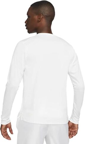 Nike Dri-FIT Miler Men's Long-Sleeve Running Top (as1, Alpha, l, Regular, Regular, White) in Saudi Arabia
