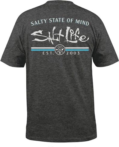 Salt Life Men's Striated Short Sleeve Tee in Saudi Arabia