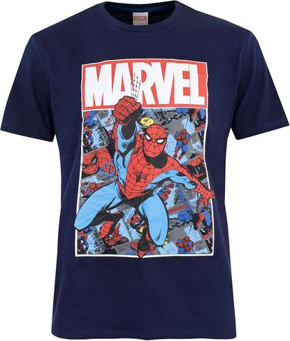 Marvel Mens' Spiderman Pajamas Size X-Large Blue in Saudi Arabia