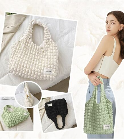 حقائب يد MVSCOCEAN للنساء والفتيات، حقيبة كتف خفيفة الوزن، حقيبة يد ناعمة in Kuwait