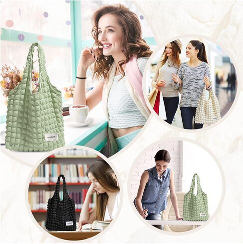 حقائب يد MVSCOCEAN للنساء والفتيات، حقيبة كتف خفيفة الوزن، حقيبة يد ناعمة in Kuwait