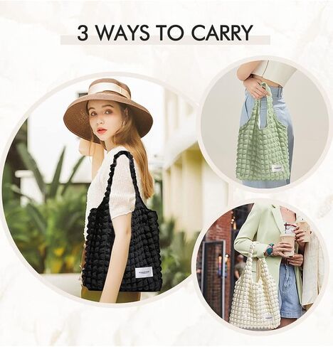 حقائب يد MVSCOCEAN للنساء والفتيات، حقيبة كتف خفيفة الوزن، حقيبة يد ناعمة in Kuwait