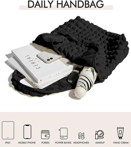 حقائب يد MVSCOCEAN للنساء والفتيات، حقيبة كتف خفيفة الوزن، حقيبة يد ناعمة in Kuwait