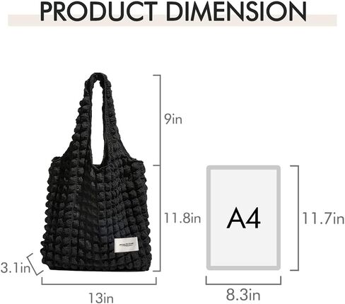 حقائب يد MVSCOCEAN للنساء والفتيات، حقيبة كتف خفيفة الوزن، حقيبة يد ناعمة in Kuwait