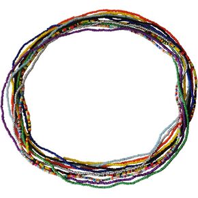 Waist Beads Body Chain for Women Colorful Stretchy African Belly Bead Body Jewelry in Saudi Arabia