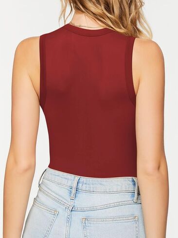Allchic Womens Sheer Tank Tops, Sexy Mesh Halter Neck Blouses, Racer Back Sleeveless Shirts in Saudi Arabia