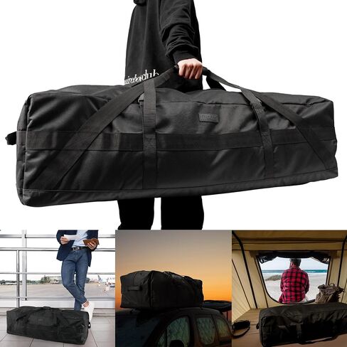 Fitdom 106L 45" Heavy Duty Extra Large Duffle Bag with Upgrade Zipper, Durable & Water Resistant. Perfect as Camping Bag Travel Storage Bag Tent Storage Bag Sports Equipment Bag For Coaches & More in Saudi Arabia