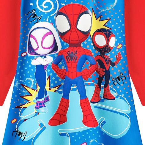 فستان تنكري رائع للفتيات من NOTLY فستان تنكري لبطل الرسوم المتحركة للأطفال الصغار ملابس لعب للأطفال الصغار ملابس للحفلات in Kuwait