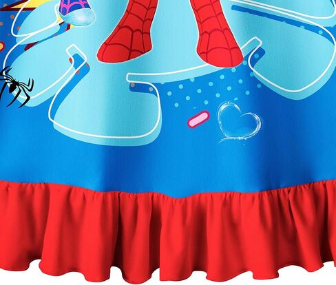 فستان تنكري رائع للفتيات من NOTLY فستان تنكري لبطل الرسوم المتحركة للأطفال الصغار ملابس لعب للأطفال الصغار ملابس للحفلات in Kuwait