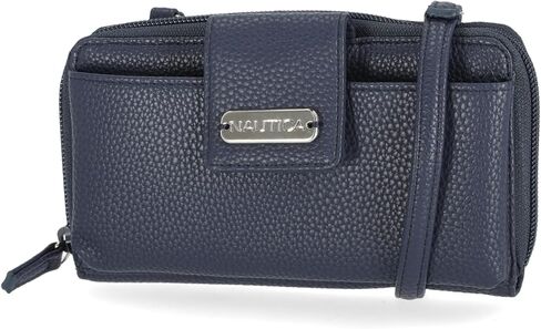 محفظة Nautica Harbour النسائية ذات الجسم الطويل RFID بسحاب حول المحفظة in Kuwait