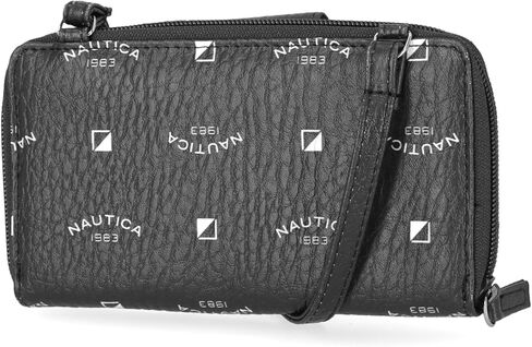 محفظة Nautica Harbour النسائية ذات الجسم الطويل RFID بسحاب حول المحفظة in Kuwait