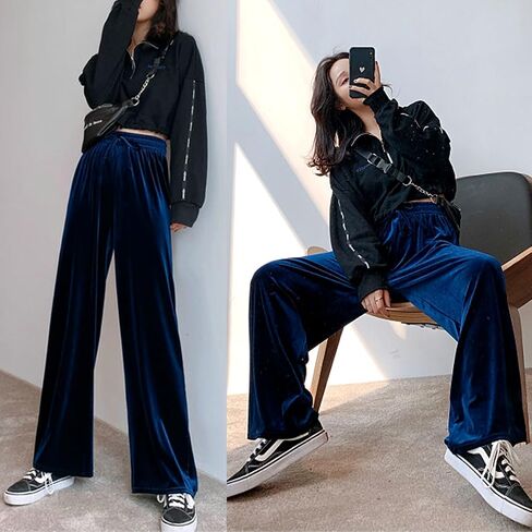 سراويل اليوجا النسائية من ARJOSA بأرجل واسعة وخصر عالٍ Palazzo Lounge Pants Joggers Sweatpants in Saudi Arabia