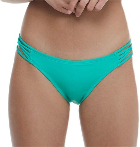 EIDON Women's Standard Updated Low Rider Mid Rise Bikini Bottom Swimsuit with Side Knot Detail in Saudi Arabia