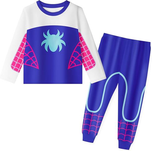 طقم سراويل تنكرية للفتيات من NOTLY طقم ملابس للأطفال الصغار بأكمام طويلة طقم ملابس كاجوال رائع للأطفال من عمر 2 إلى 10 سنوات in Kuwait