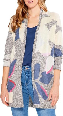 NIC+ZOE Women's Petal Blues Cardigan in Saudi Arabia