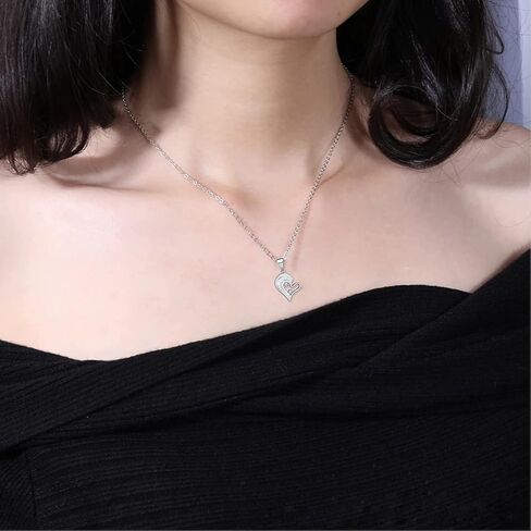 HUASAI Couples Necklace Bracelets Valentines Day Gifts for Girlfriend Matching Necklaces for Bf and Gf Couples Gift Ideas Couples Jewelry Trendy Gifts for Boyfriend in Saudi Arabia