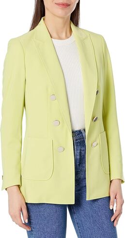 Anne Klein Women's Faux Double Breasted Jacket with Patch P in Saudi Arabia