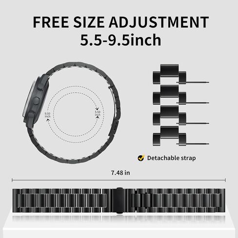 Bands for Moonswatch Watch,Metal Strap Compatible with Omega X Swatch Moonswatch Speedmaster Etc 20mm Watch,Quickly Release Swatch Omega Moonswatch Stainless Replacement Band in Saudi Arabia