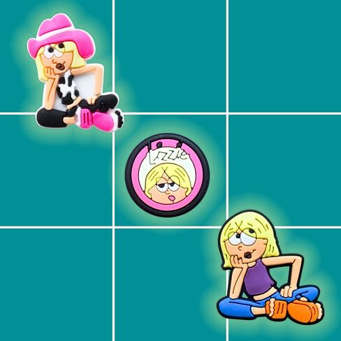 9Pcs Cute Charms for Girls Kids, Shoe Charms for Clogs Sandals Decoration in Kuwait