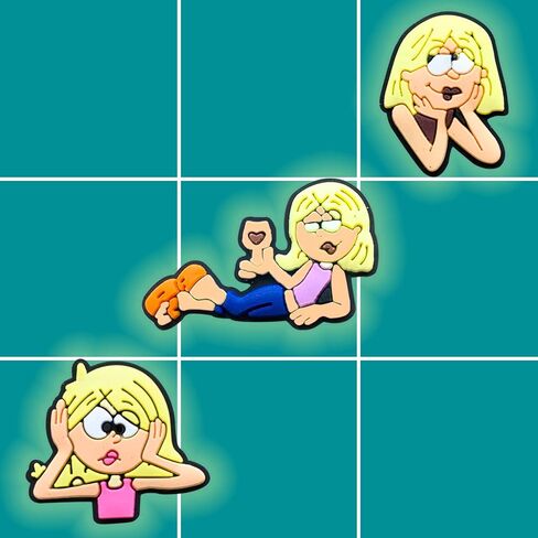 9Pcs Cute Charms for Girls Kids, Shoe Charms for Clogs Sandals Decoration in Kuwait