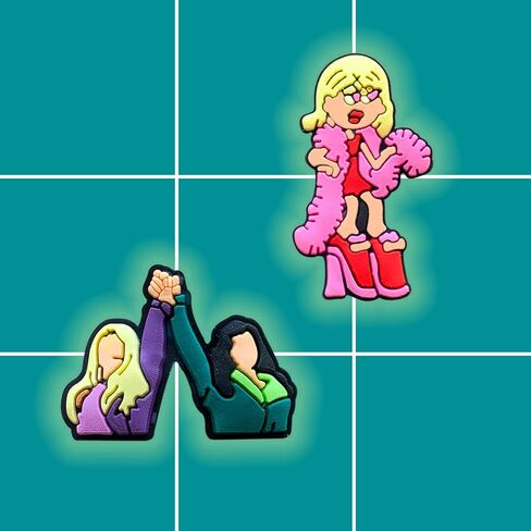 9Pcs Cute Charms for Girls Kids, Shoe Charms for Clogs Sandals Decoration in Kuwait