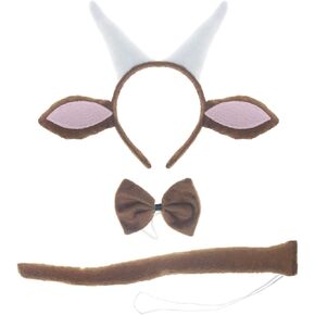 3 قطع من شريط راس على شكل اذني ماعز للهالوين، ربطة عنق على شكل ذيل من القطيفة، اقراط شعر على شكل قرون خروف رام ظبي، ربطة شعر على شكل حيوانات، عصابات شعر للنساء، ازياء تنكرية للكريسماس واعياد الميلاد in Kuwait