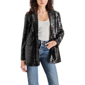 Steve Madden Apparel Women's Regular IMANN Blazer, Black in Kuwait