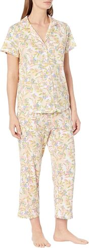 Karen Neuburger Women's Short Sleeve Girlfriend Capri Pj Set in Kuwait