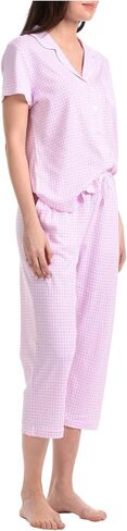 Karen Neuburger Women's Short Sleeve Girlfriend Capri Pj Set in Saudi Arabia