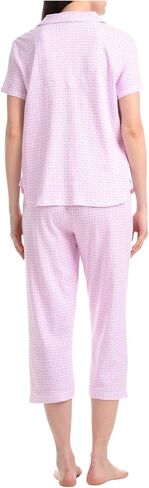Karen Neuburger Women's Short Sleeve Girlfriend Capri Pj Set in Saudi Arabia