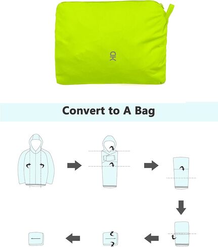 Little Donkey Andy Men's Cycling Stretch Rain Jacket with Hood, Windproof and Waterproof, Ultralight Windbreaker,Packable in Saudi Arabia