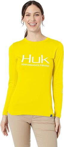 HUK Women's Icon X Long Sleeve Fishing Shirt with Sun Protection in Saudi Arabia
