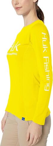 HUK Women's Icon X Long Sleeve Fishing Shirt with Sun Protection in Saudi Arabia