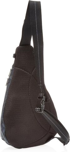 Sakroots Women's On The Go Sling Backpack in Nylon Eco Twill, Black Spirit Desert 2 in Saudi Arabia